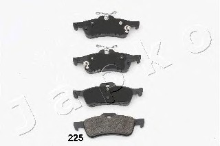 Комплект тормозных колодок дискового тормоз JAPKO 51225