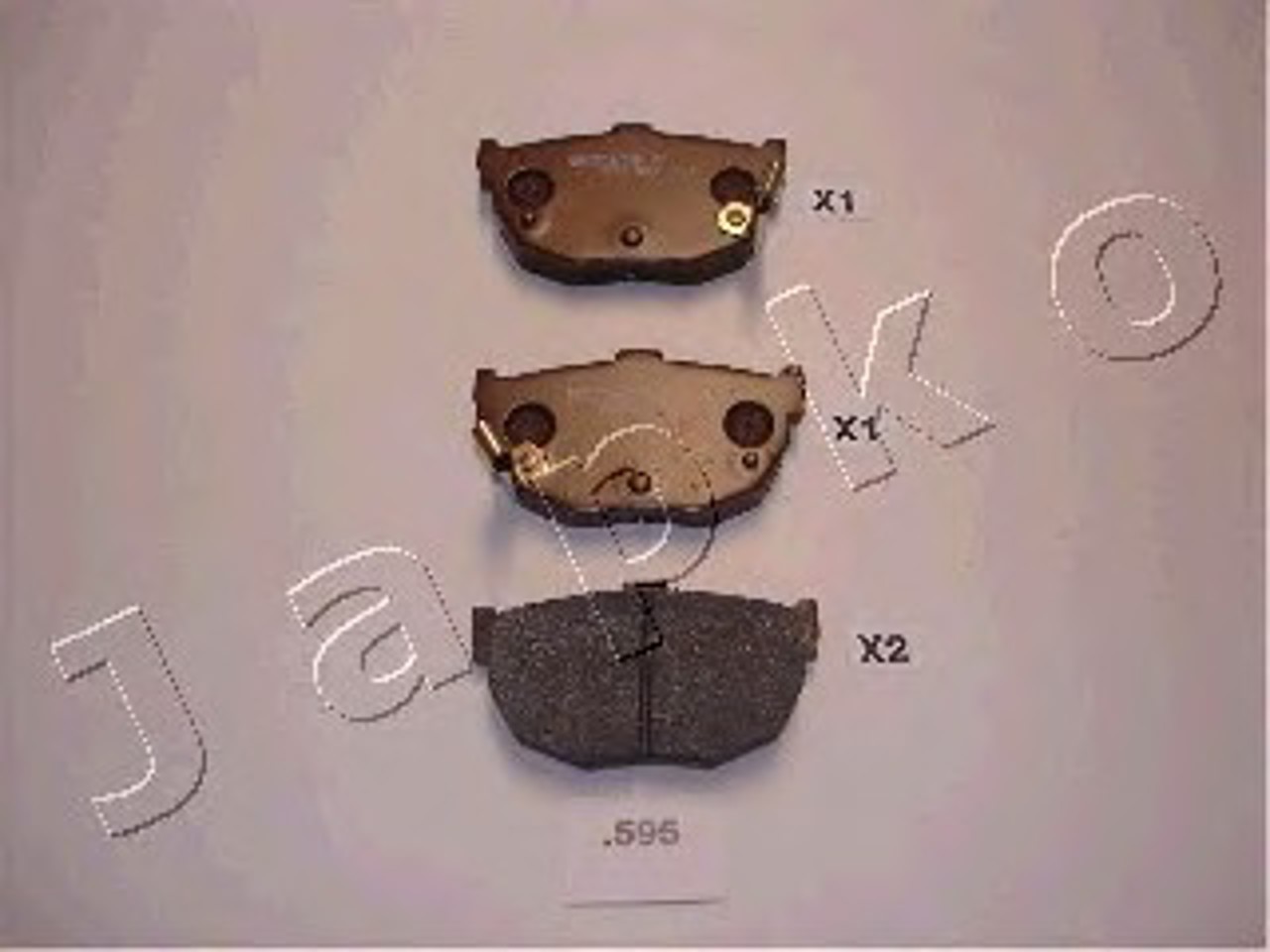 Комплект тормозных колодок дисковый тормоз JAPKO 51595