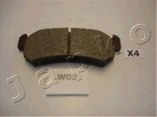 Комплект тормозных колодок дискового тормоз JAPKO 51W02