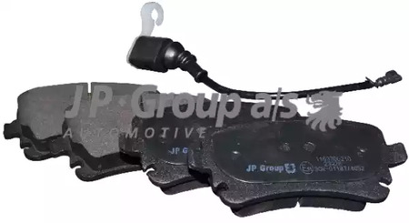 Комплект тормозных колодок дискового тормоза JP GROUP 1163706210
