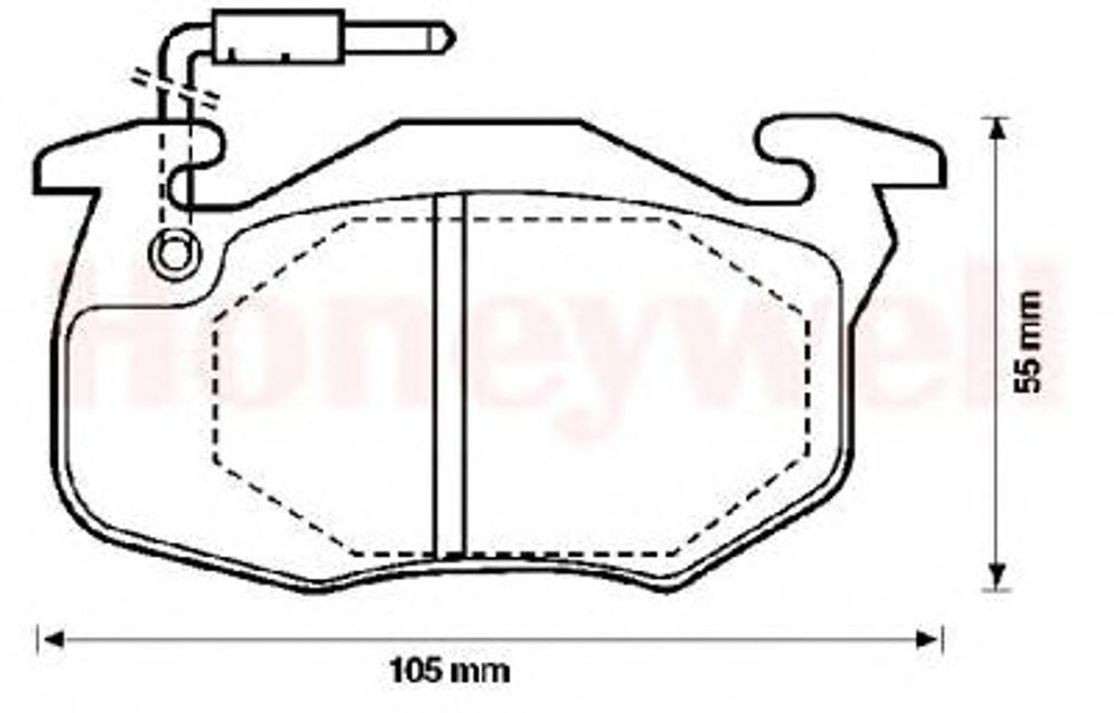 Комплект тормозных колодок дисковый тормоз JURID 571332D