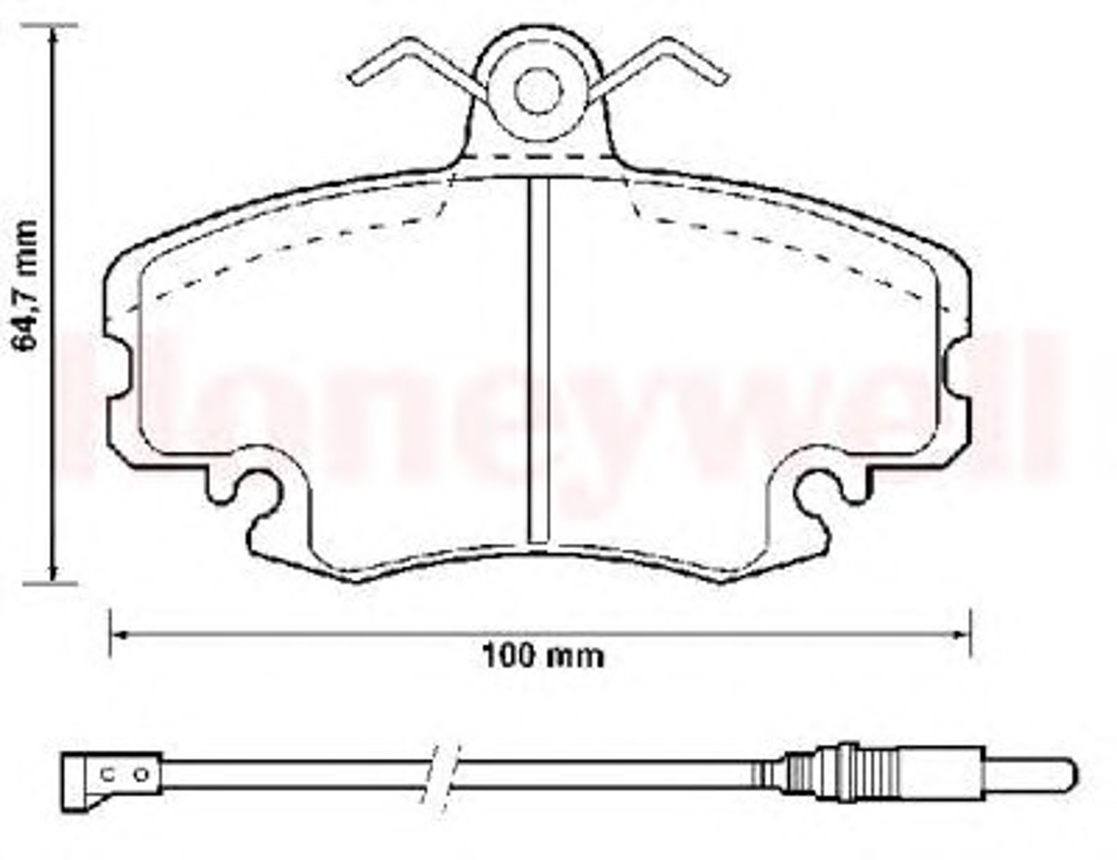 Комплект тормозных колодок дисковый тормоз JURID 571526D