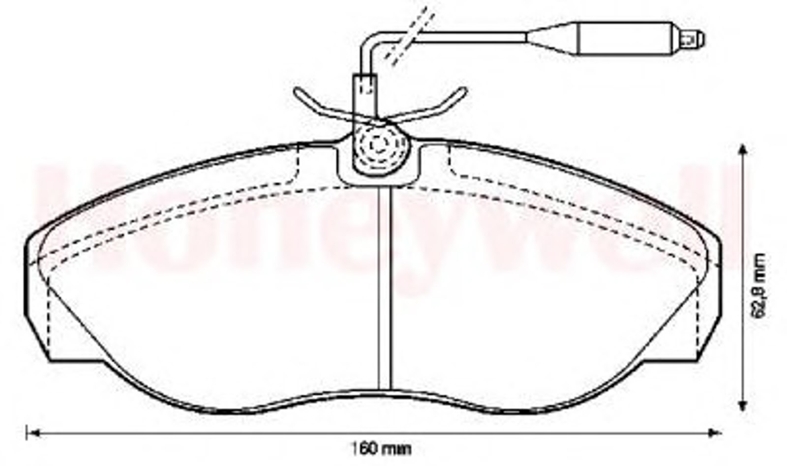 Колодки тормозные дисковые JURID 571840D