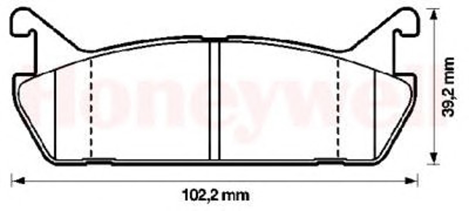 Комплект тормозных колодок дисковый тормоз JURID 572163J