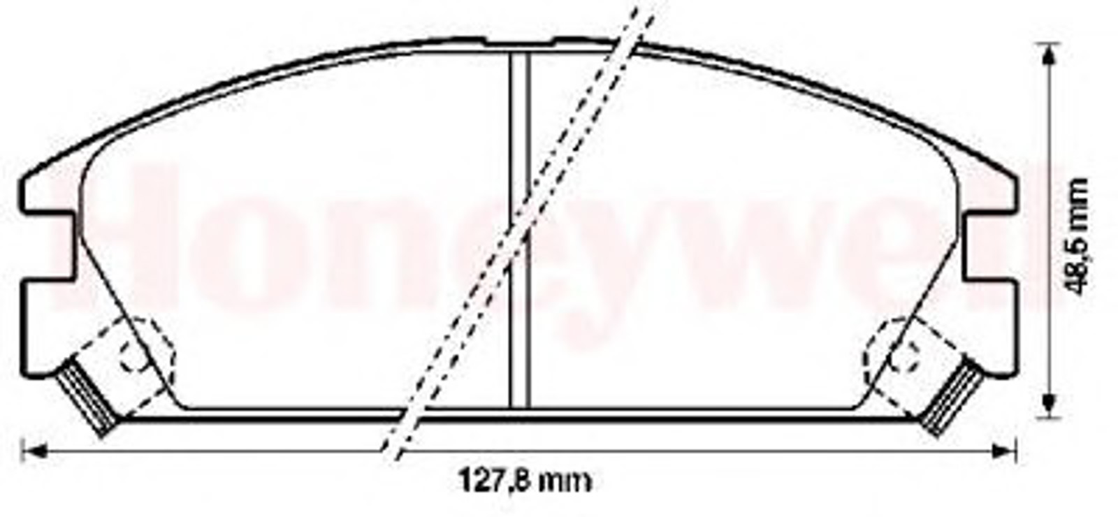 Комплект тормозных колодок дисковый тормоз JURID 572288J