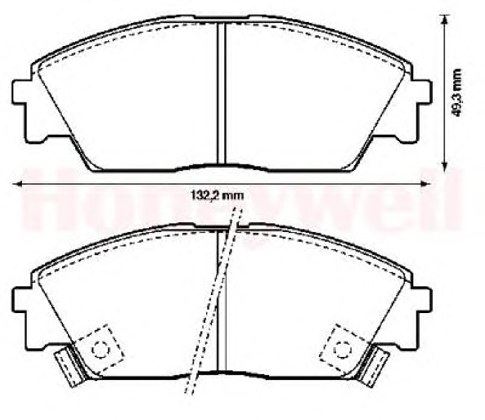 Колодки тормозные дисковые JURID 572330J