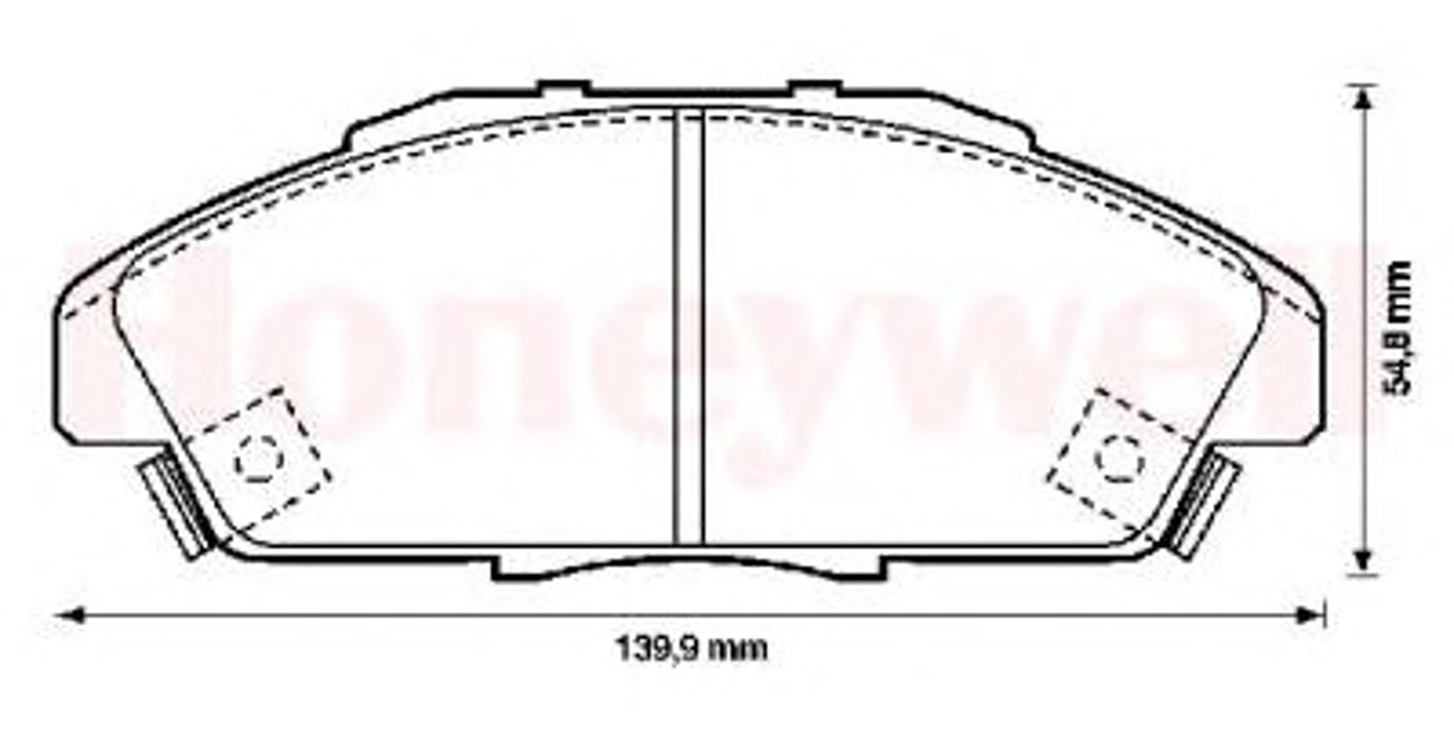 Колодки тормозные дисковые JURID 572354J