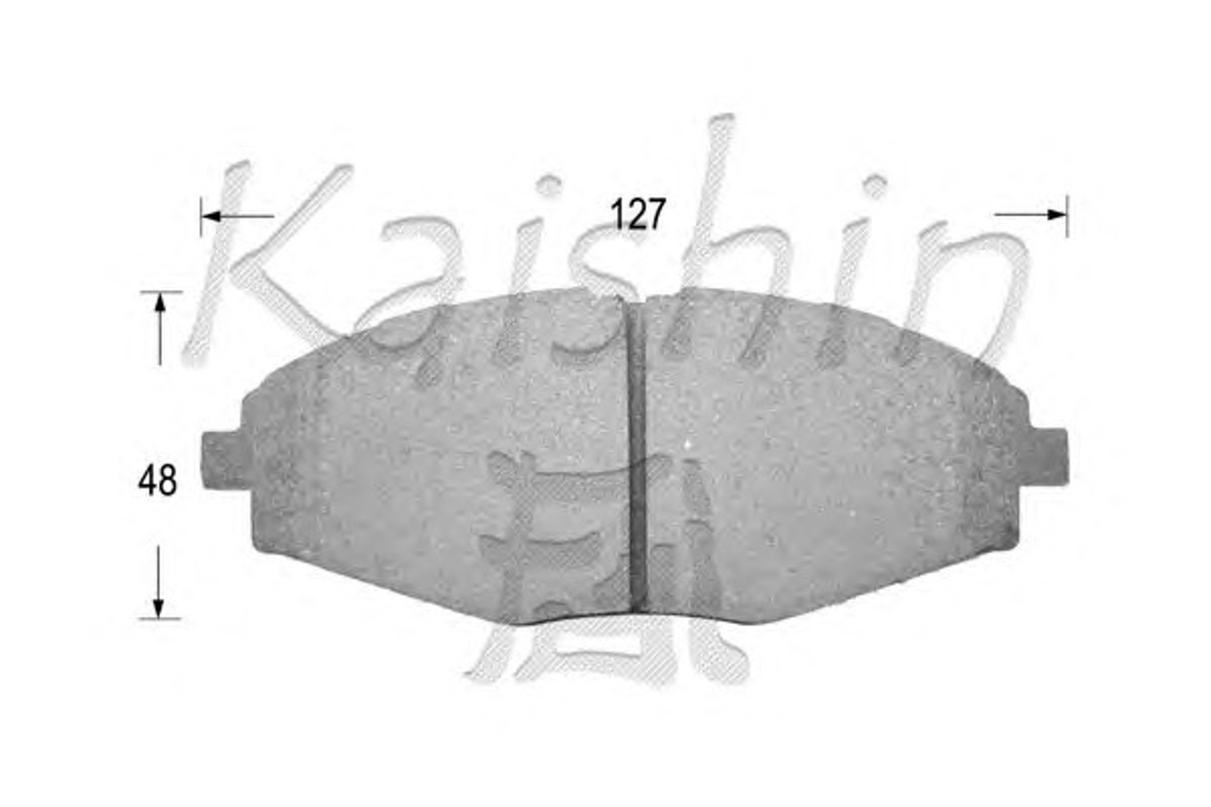 Колодки тормозные дисковые KAISHIN FK11144