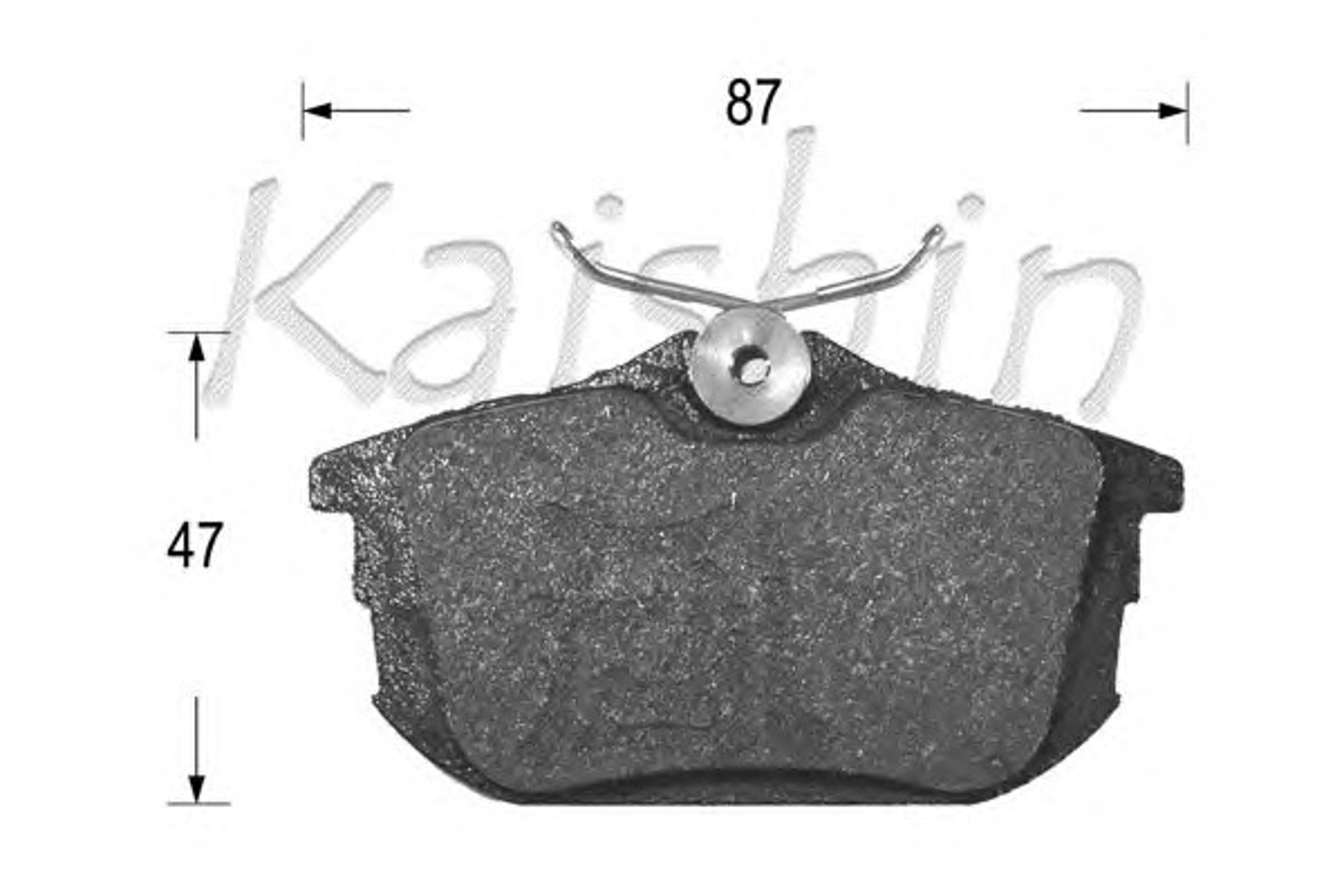 Колодки тормозные дисковые KAISHIN FK6120