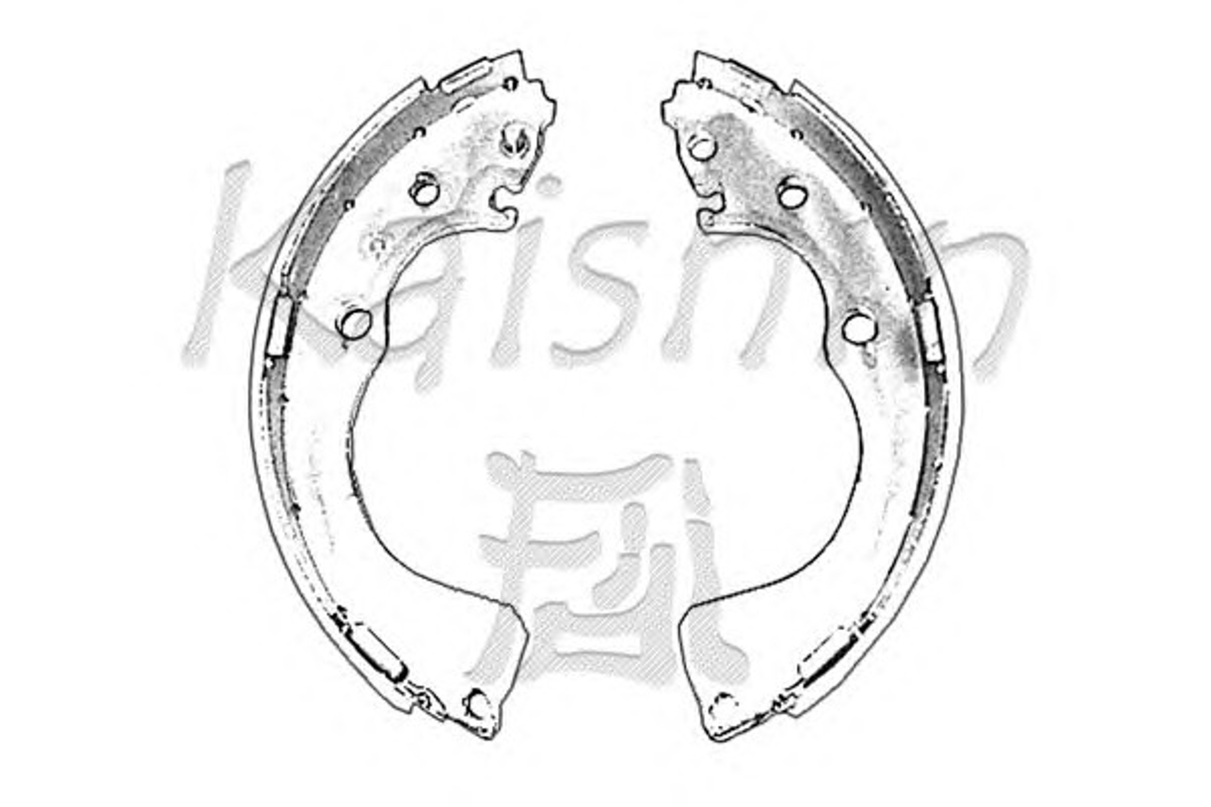 Колодки тормозные KAISHIN K3411