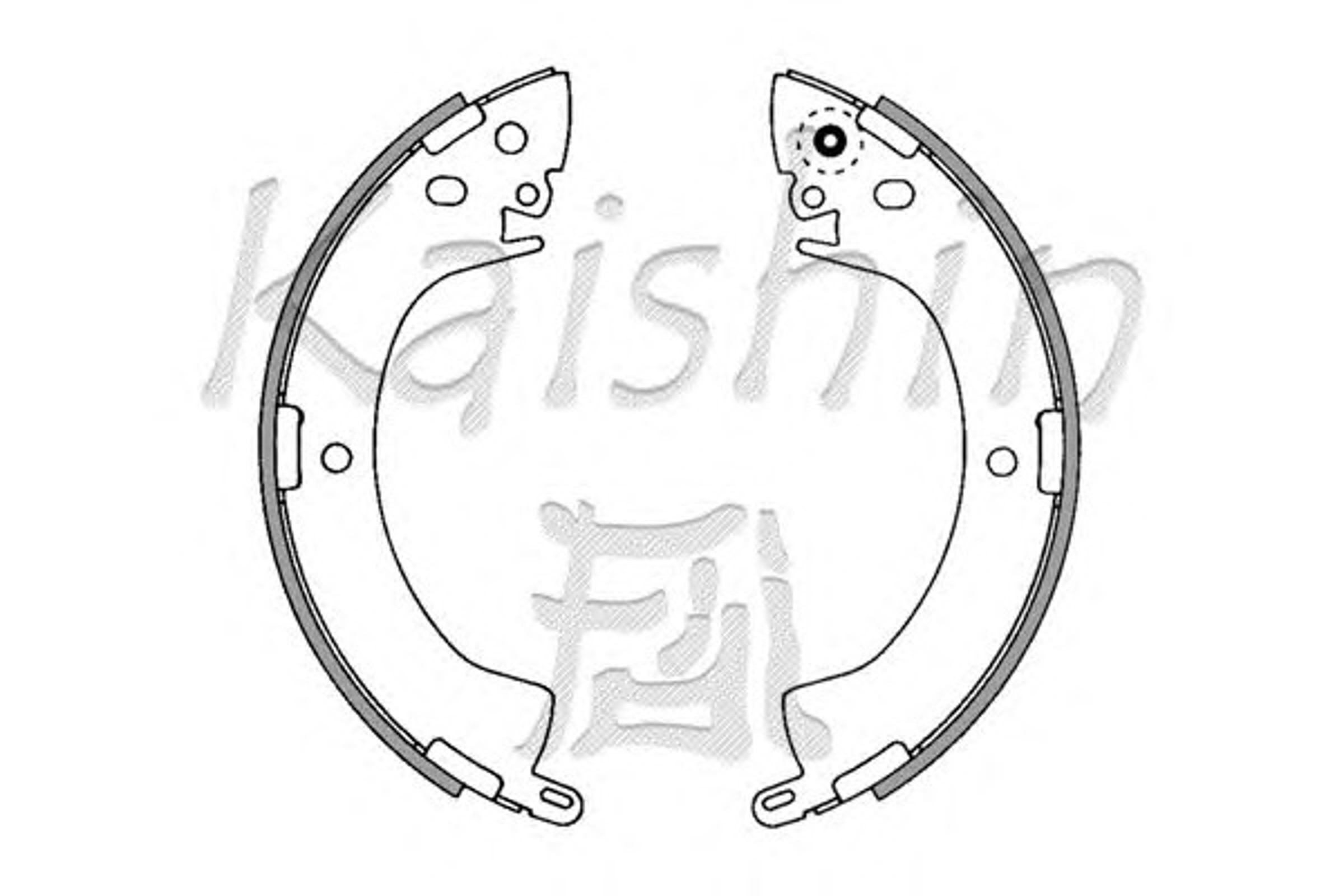 Колодки тормозные KAISHIN K6664