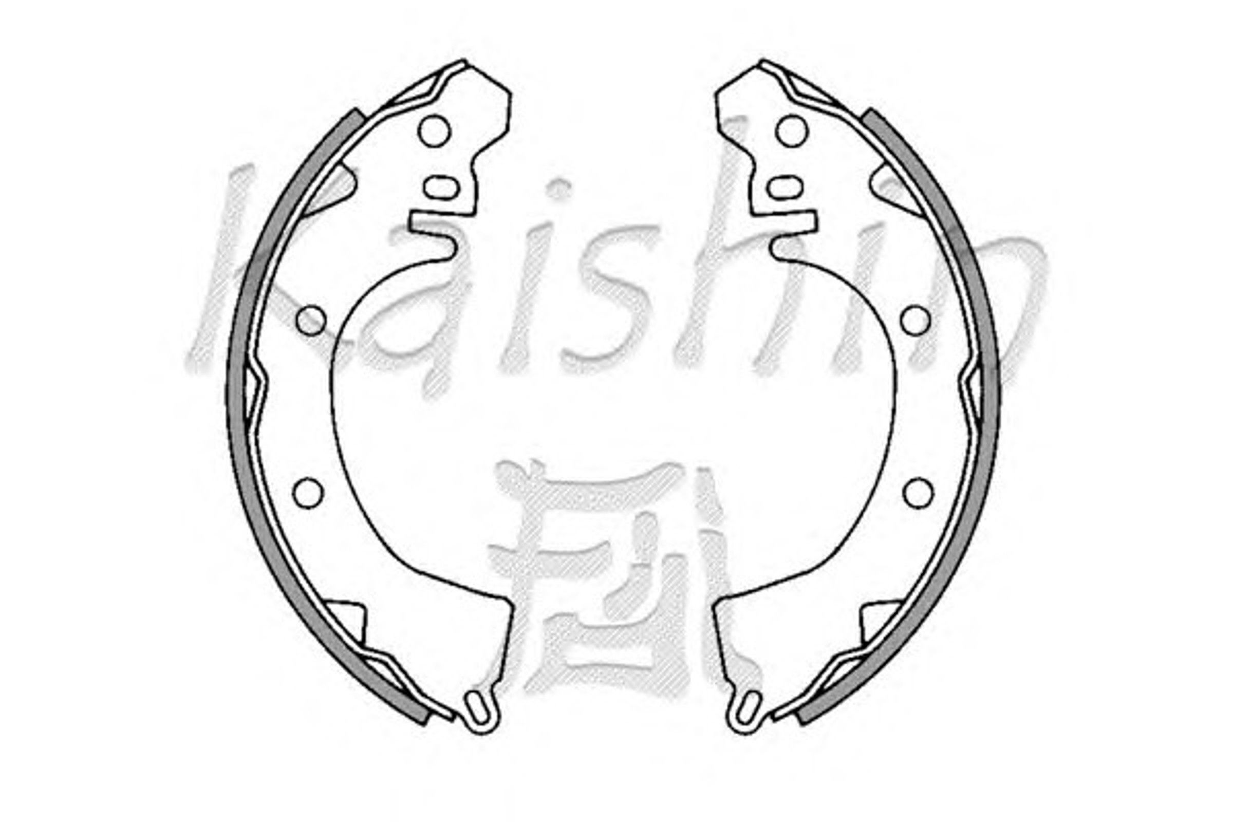 Комплект тормозных колодок KAISHIN K6669