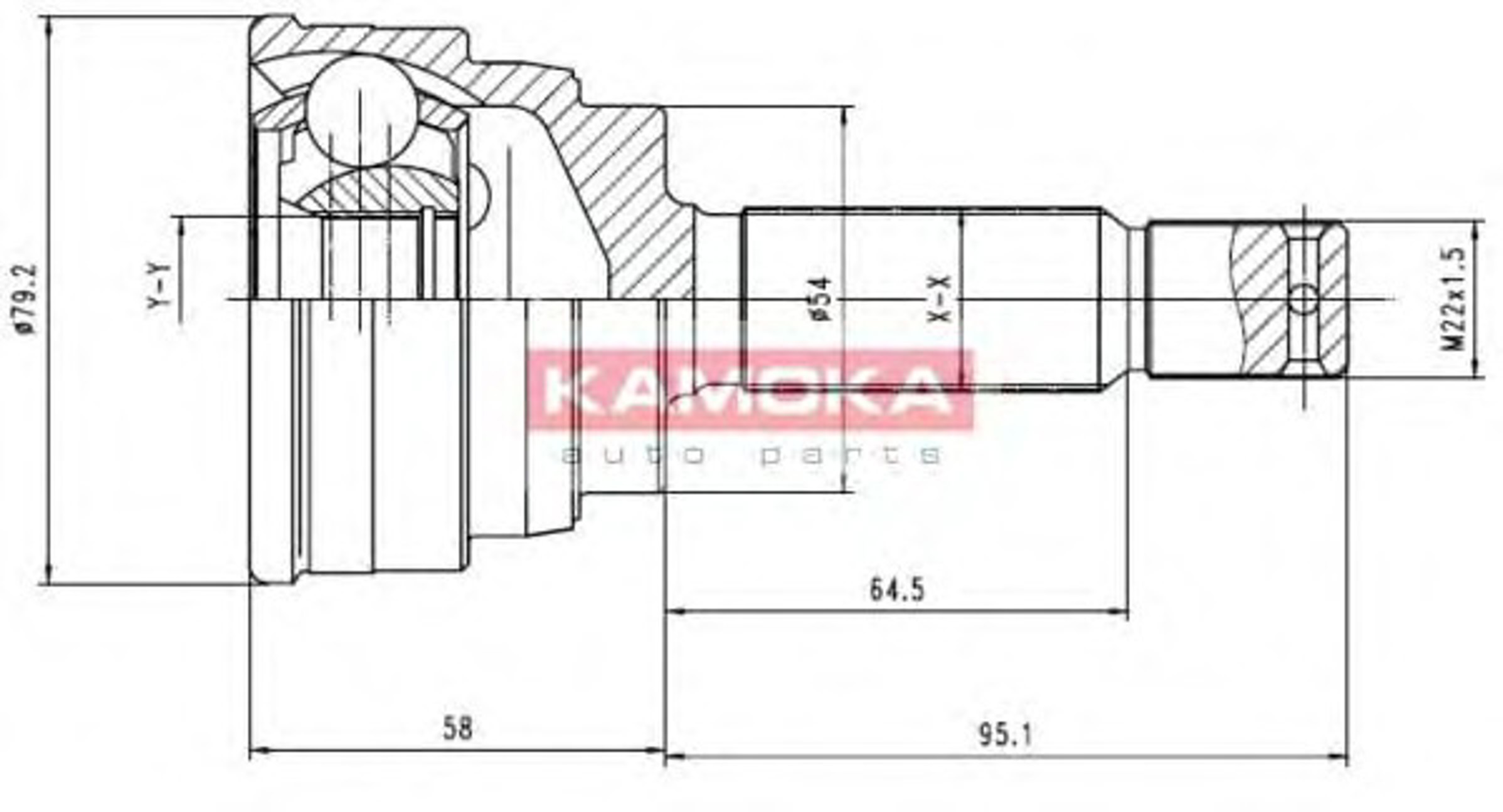 Шрус KAMOKA 6916