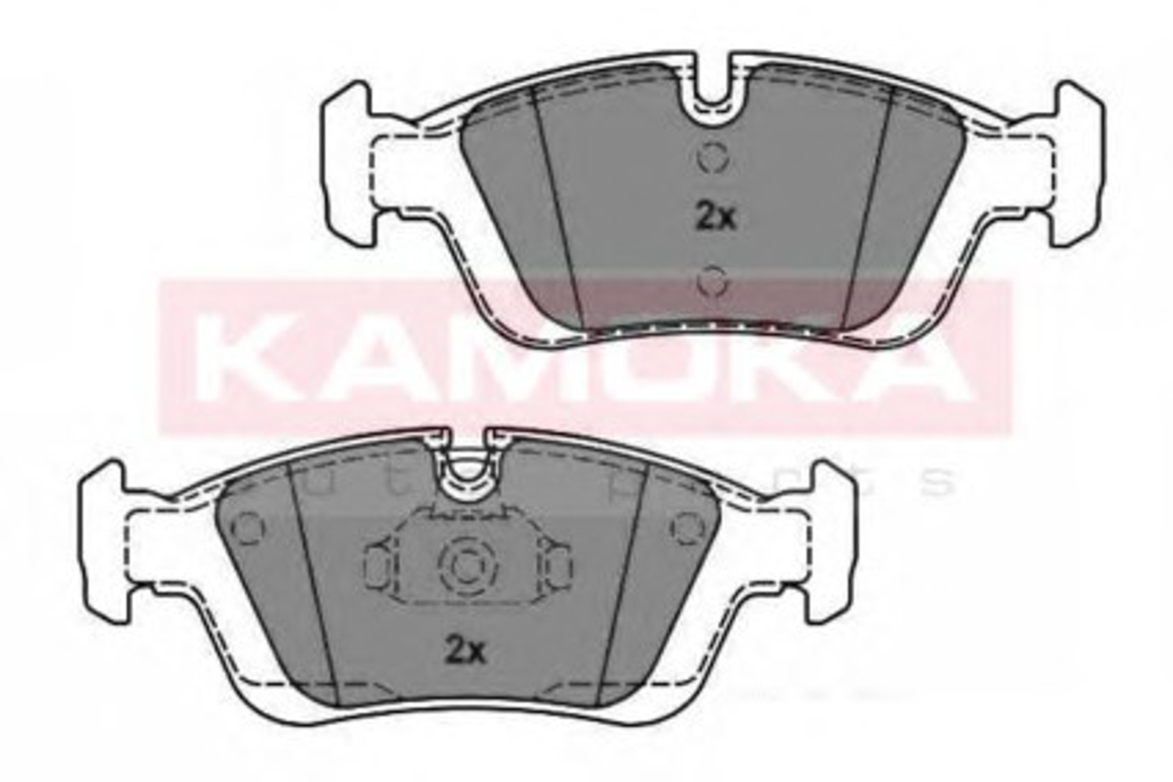 Колодки тормозные дисковые комплект KAMOKA JQ1011450