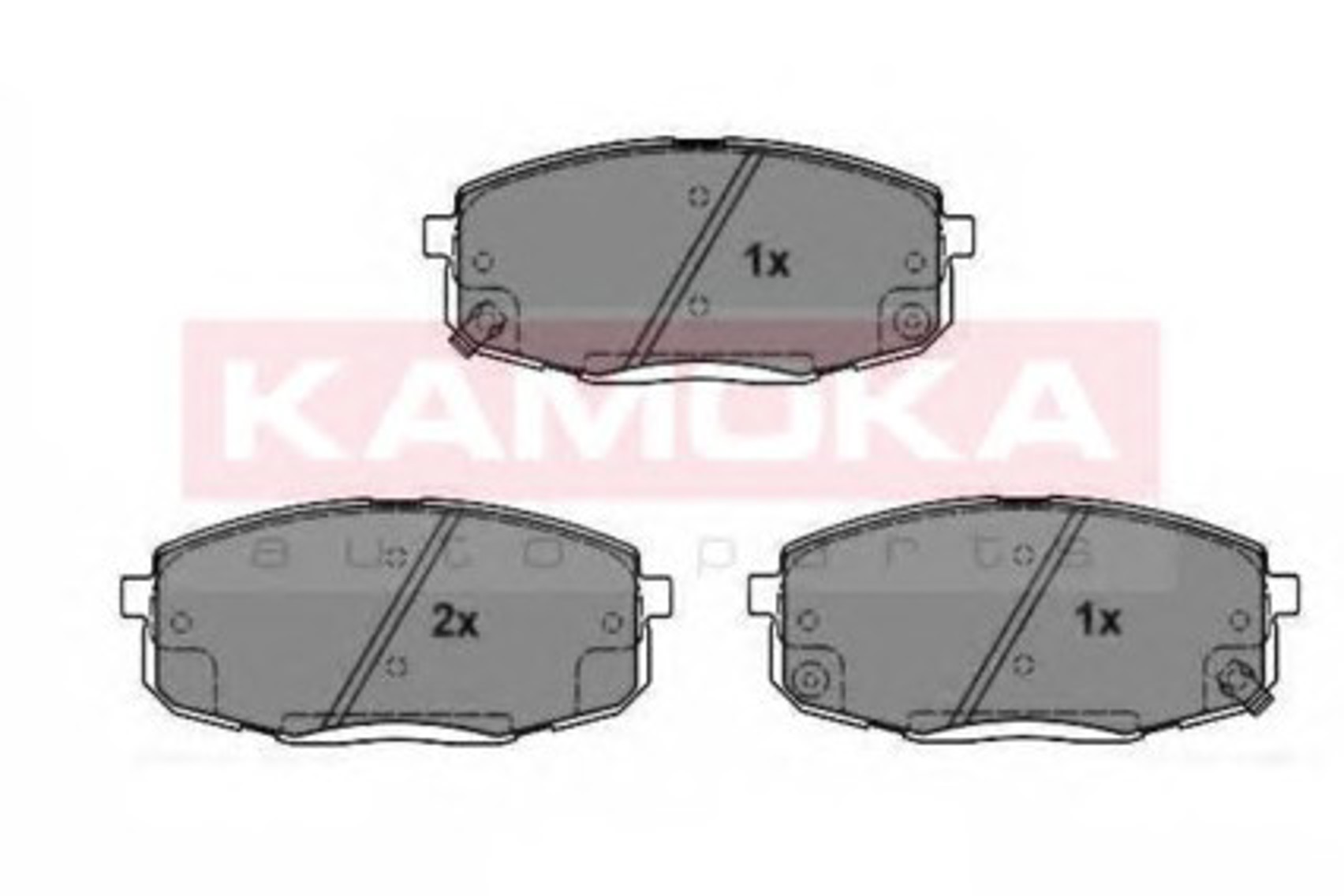 Колодки тормозные дисковые KAMOKA JQ101202