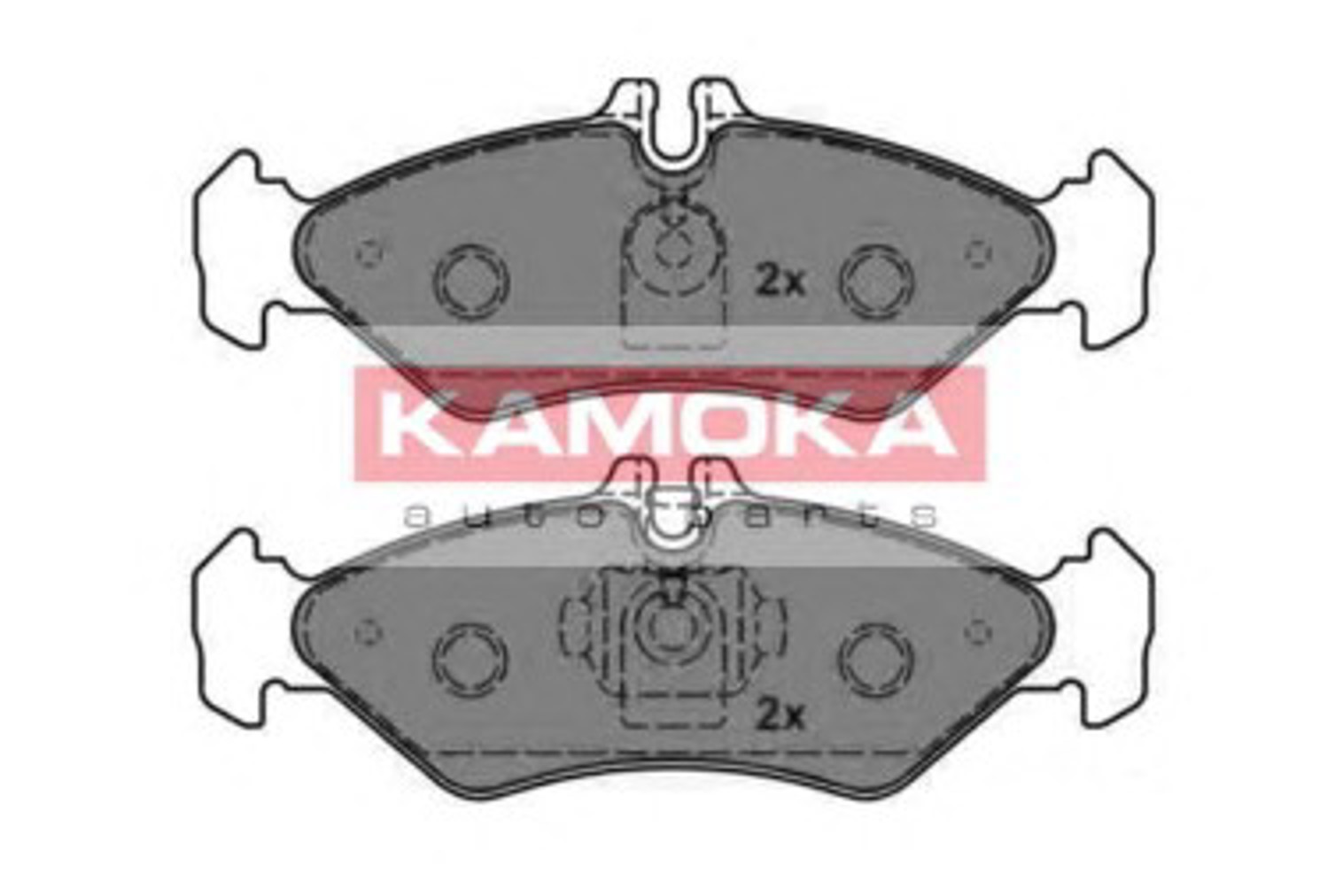 Колодки тормозные дисковые KAMOKA JQ1012078