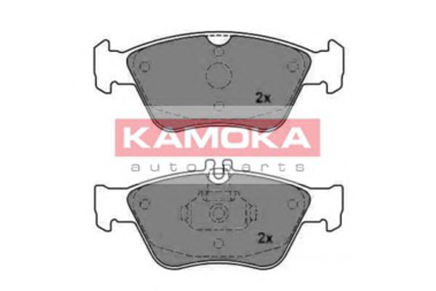 Колодки тормозные дисковые KAMOKA JQ1012098
