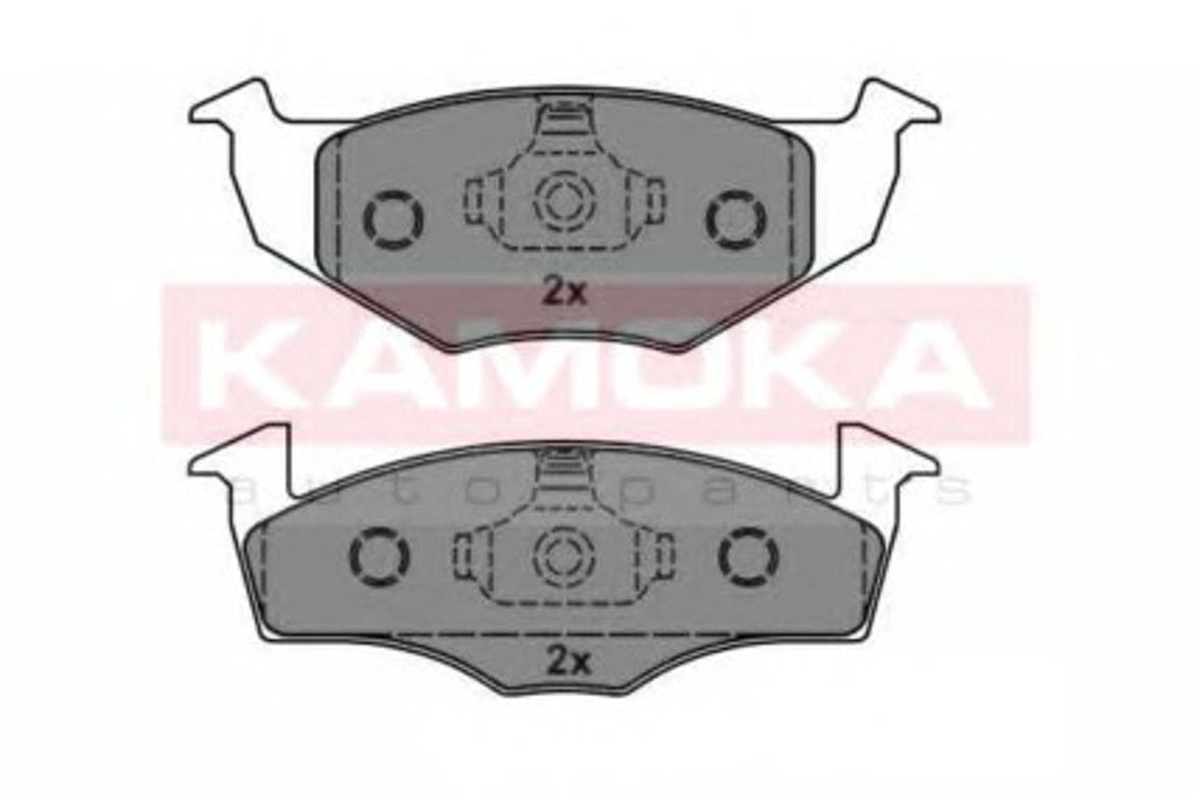 Колодки тормозные дисковые KAMOKA JQ1012202