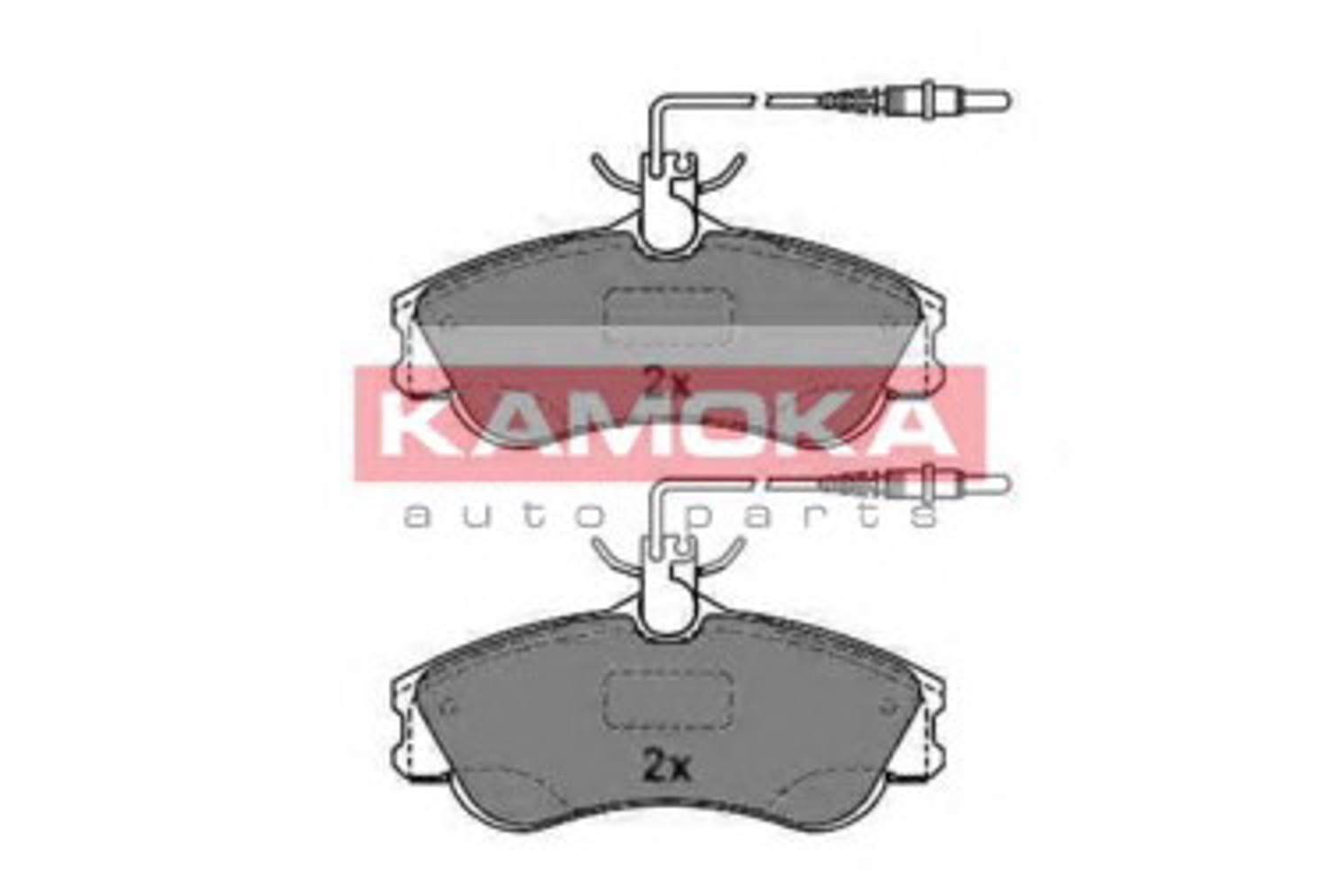 Колодки тормозные дисковые KAMOKA JQ1012224