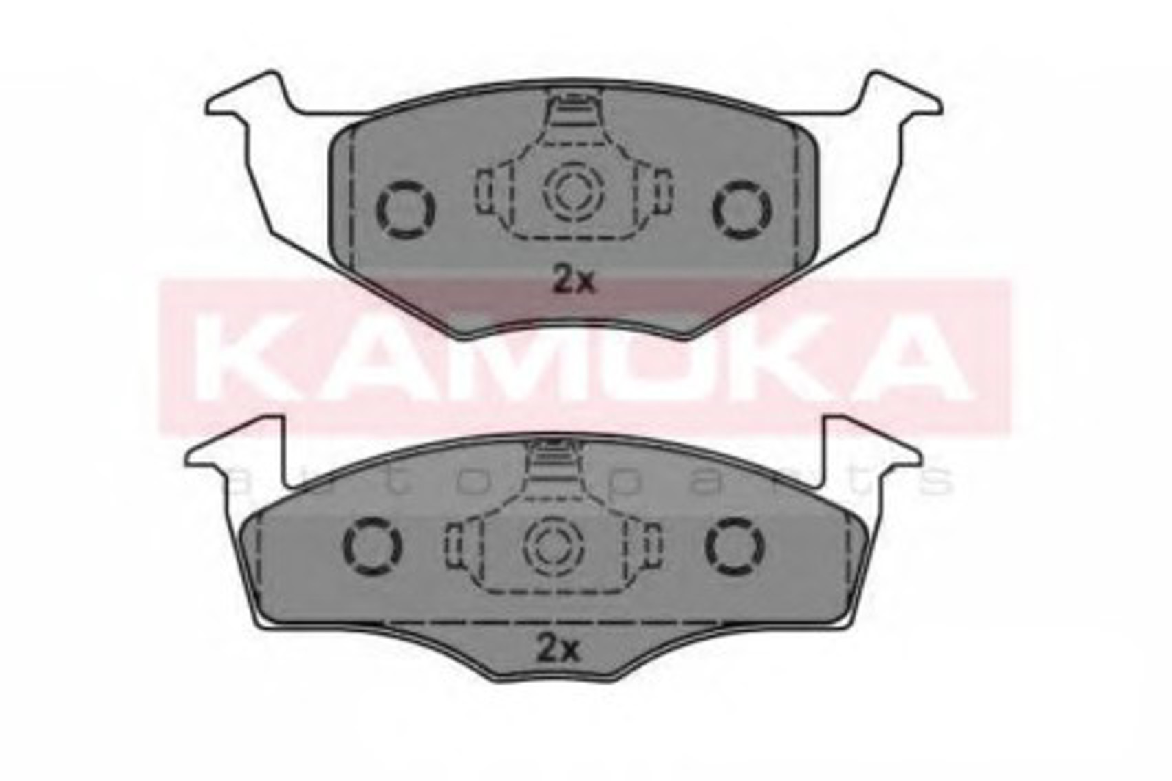 Колодки тормозные дисковые комплект KAMOKA JQ1012576