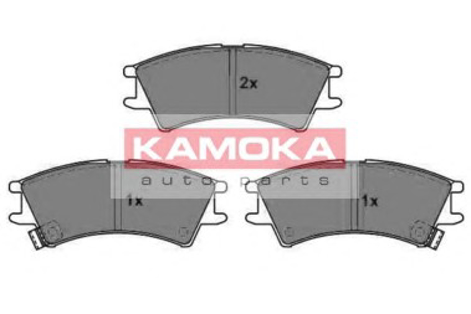 Колодки тормозные дисковые KAMOKA JQ1012652