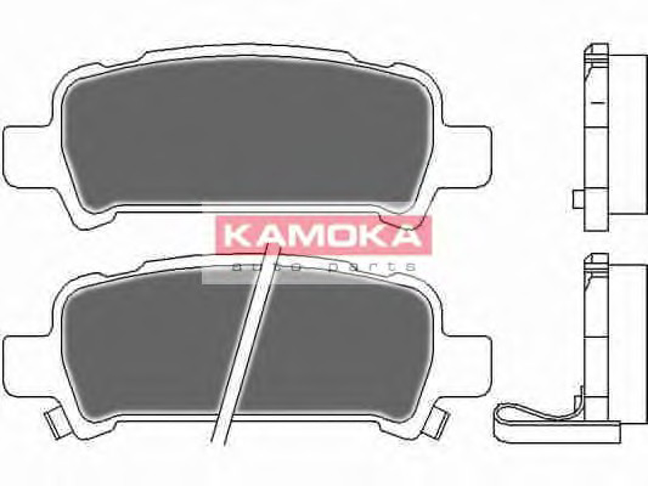 Колодки тормозные дисковые KAMOKA JQ1012666