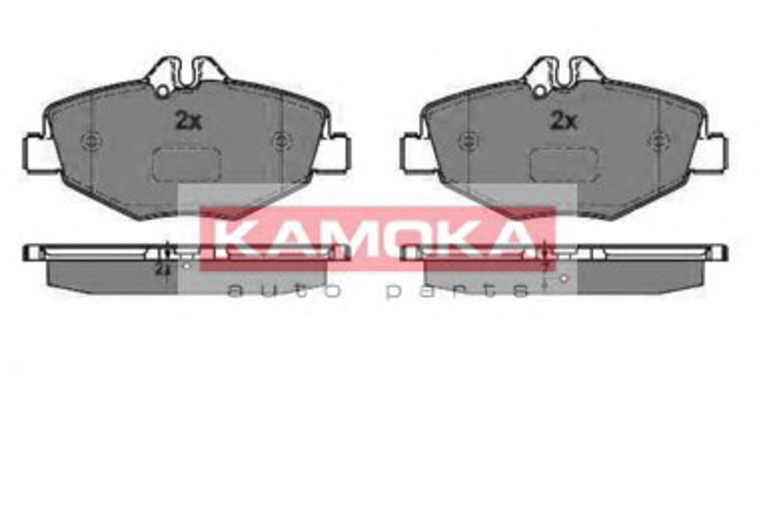 Комплект тормозных колодок дисковый тормоз KAMOKA JQ1012828