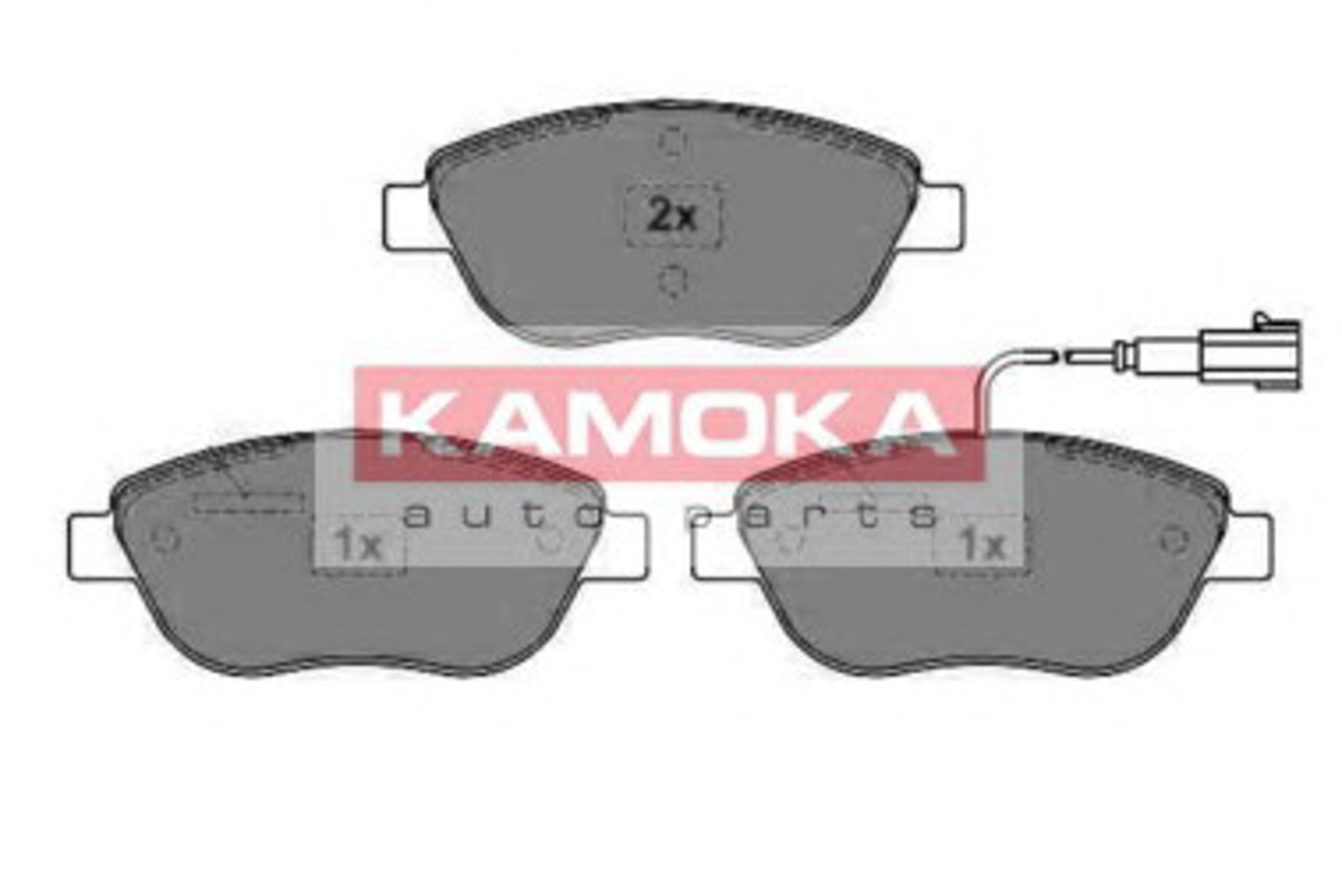 Колодки тормозные дисковые KAMOKA JQ1012934