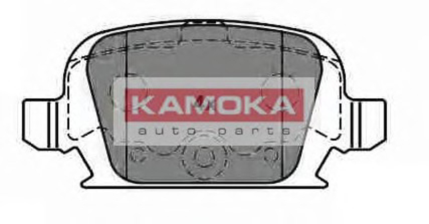 Комплект тормозных колодок дисковый тормоз KAMOKA JQ1012944