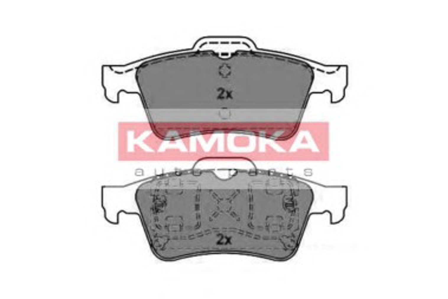 Колодки тормозные KAMOKA JQ1013080