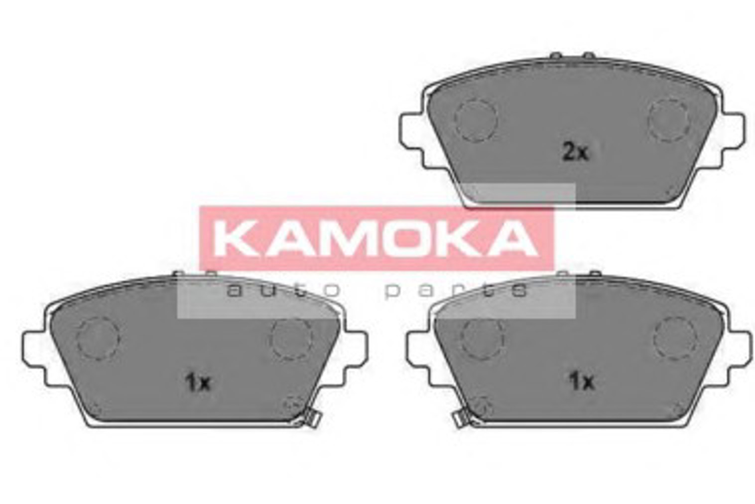 Колодки тормозные дисковые KAMOKA JQ1013160