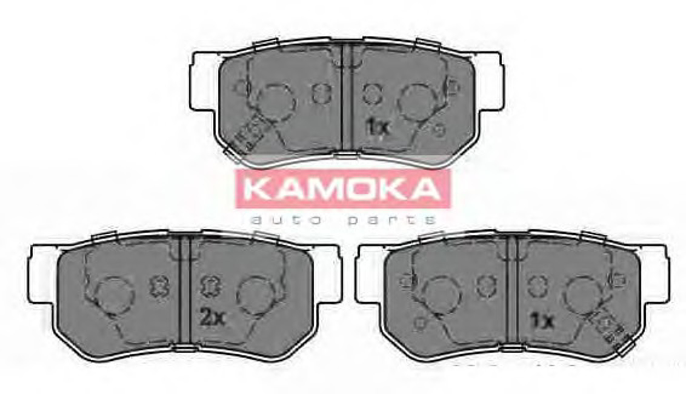 Колодки тормозные дисковые комплект KAMOKA JQ1013212