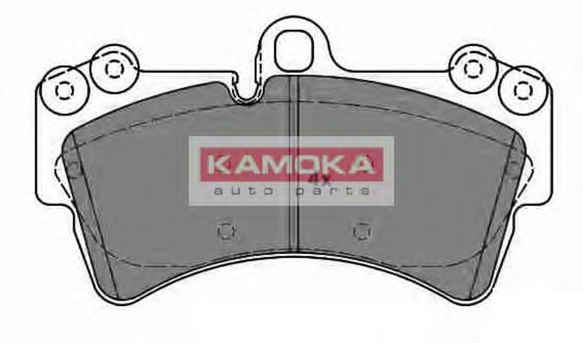 Колодки тормозные дисковые KAMOKA JQ1013252
