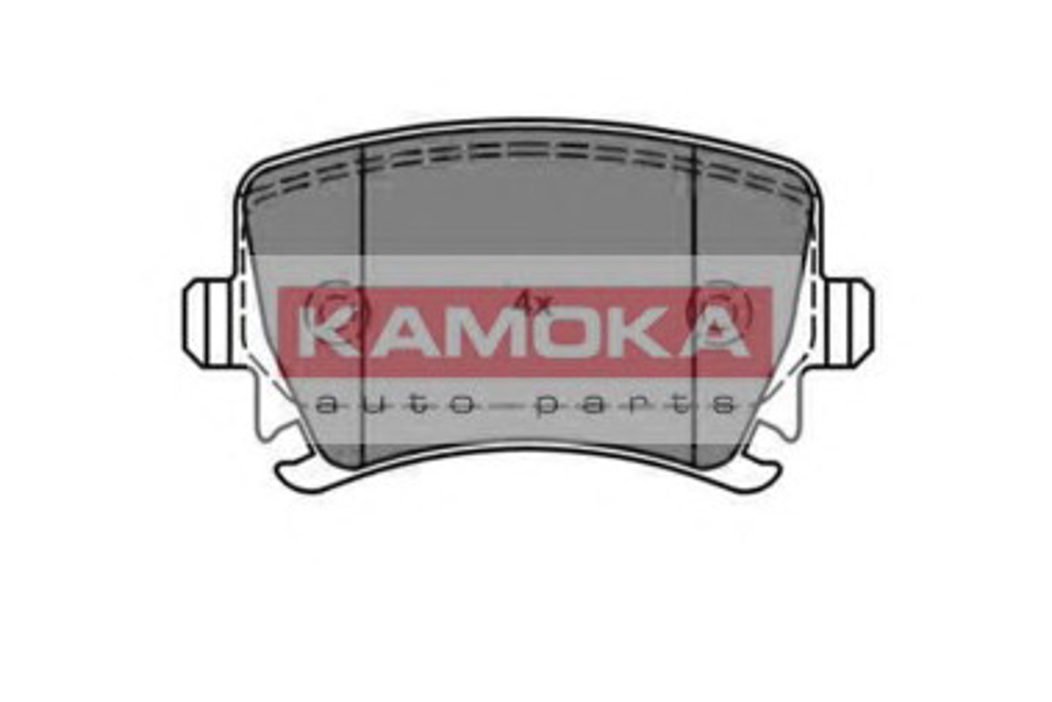 Колодки тормозные дисковые задние комплект KAMOKA JQ1013272