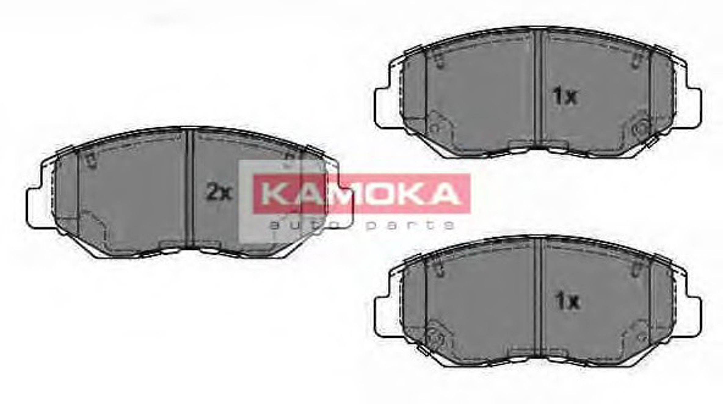 Колодки тормозные дисковые KAMOKA JQ1013316