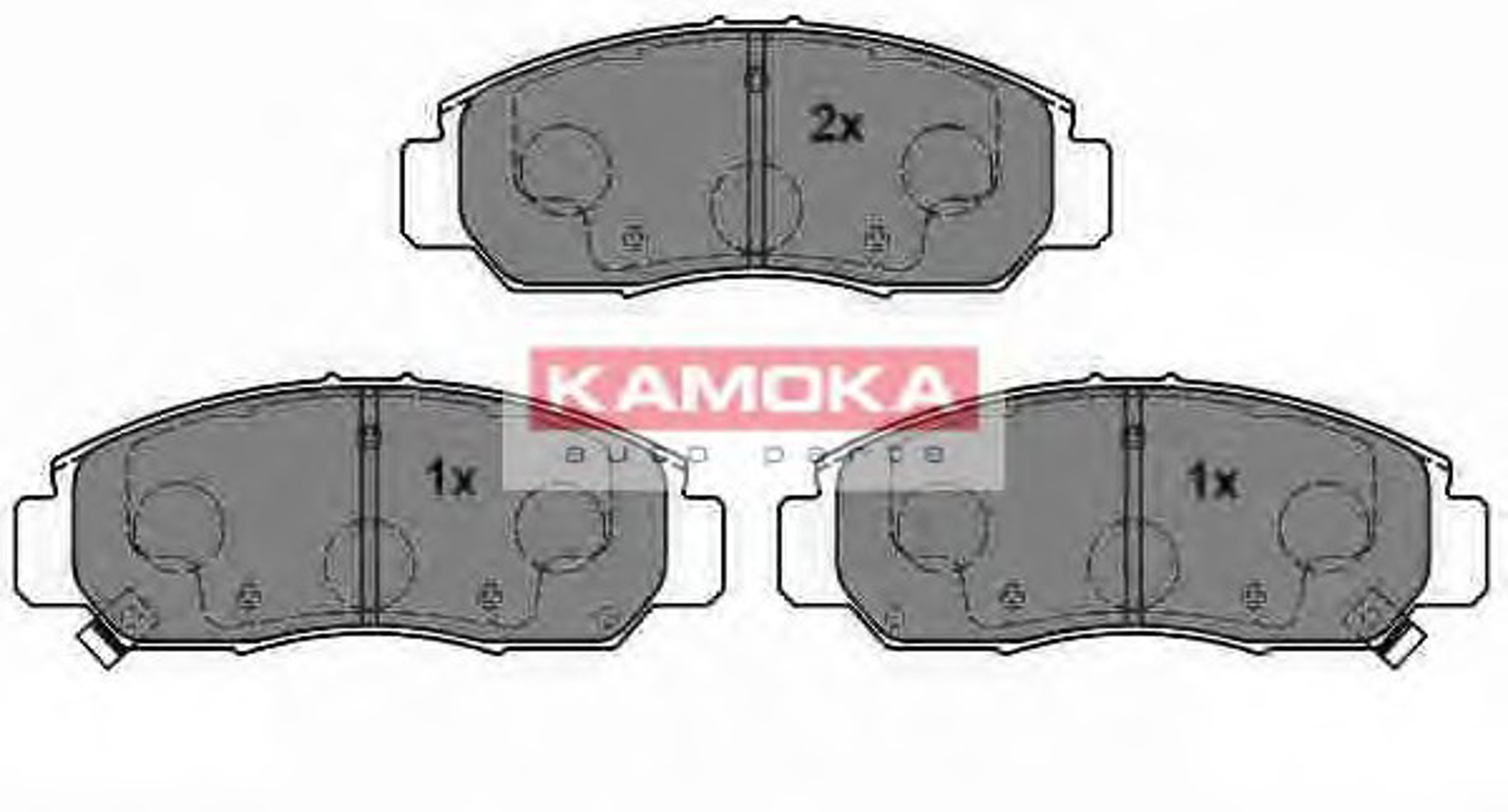 Колодки тормозные дисковые KAMOKA JQ1013338