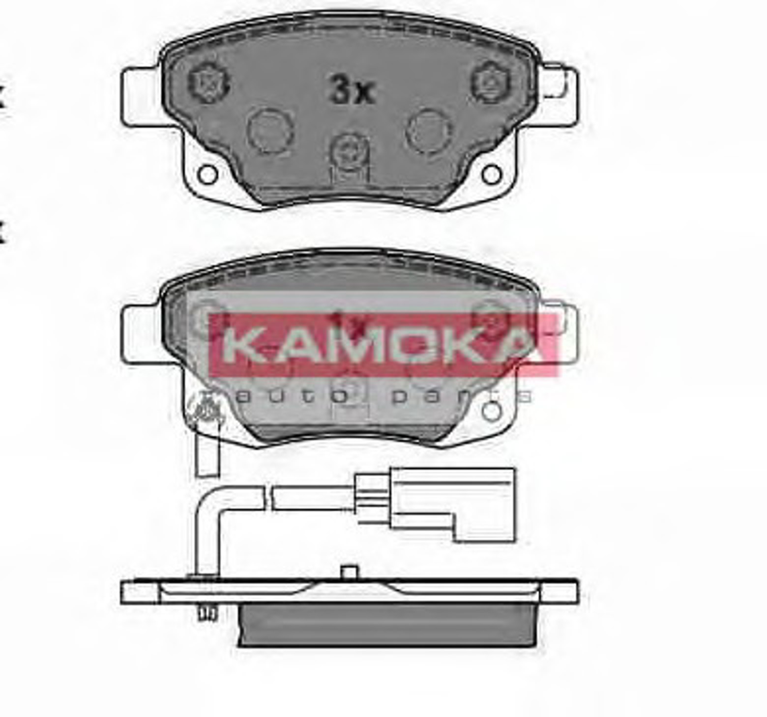 Колодки тормозные дисковые KAMOKA JQ1013860