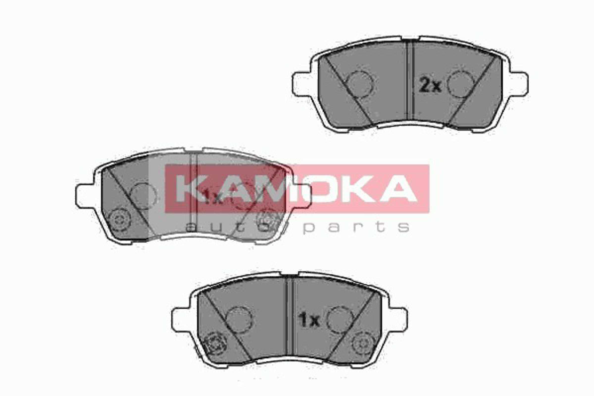 Колодки тормозные дисковые KAMOKA JQ1018454