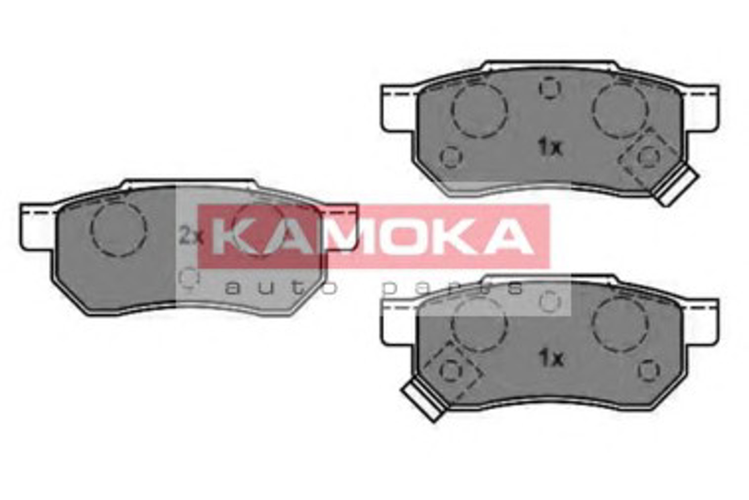Колодки тормозные дисковые KAMOKA JQ101944