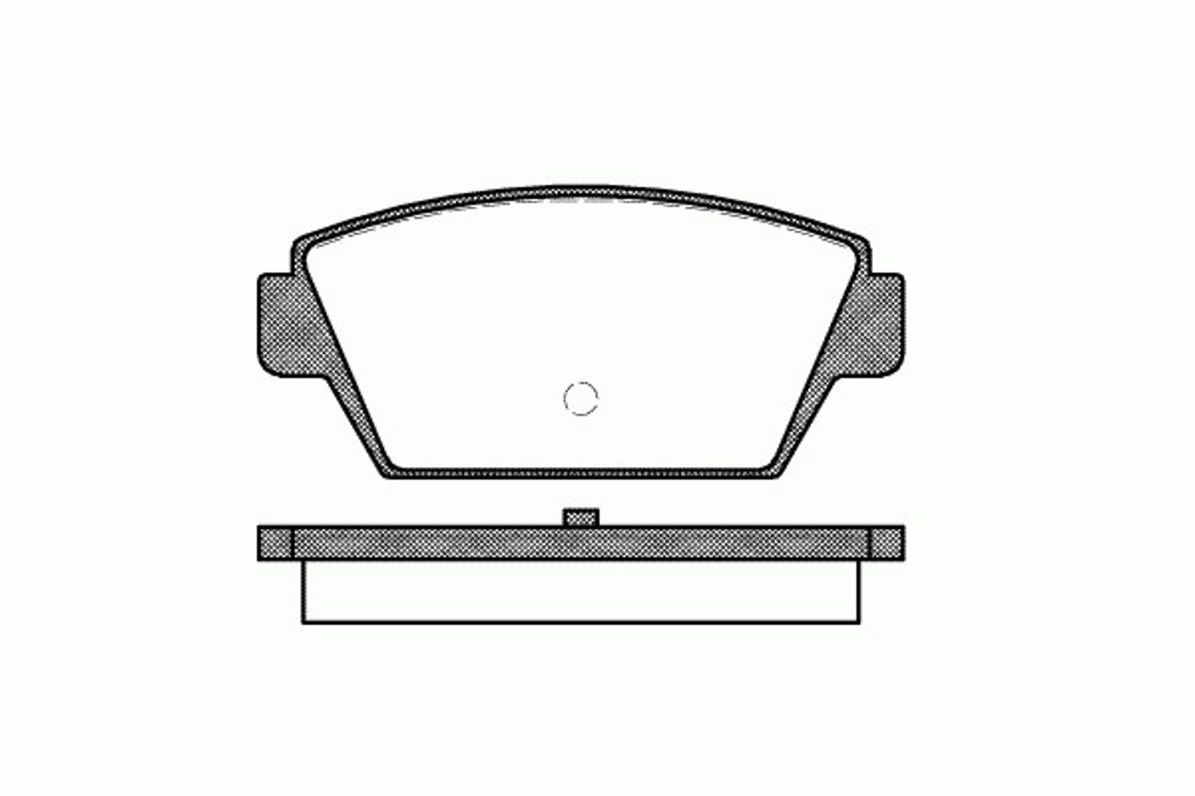 Колодки тормозные дисковые KAWE 0215 00