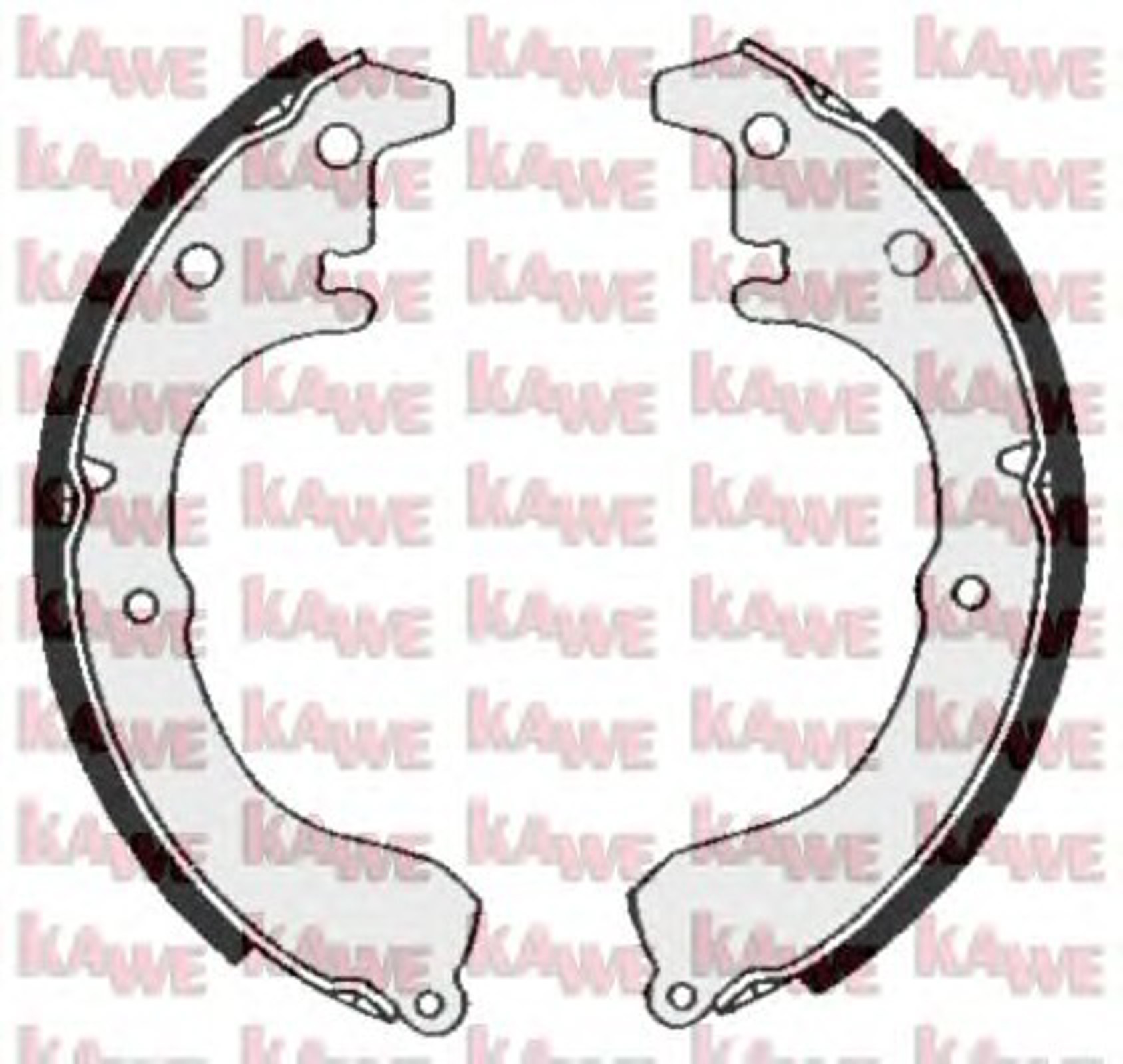 Колодки тормозные KAWE 04560