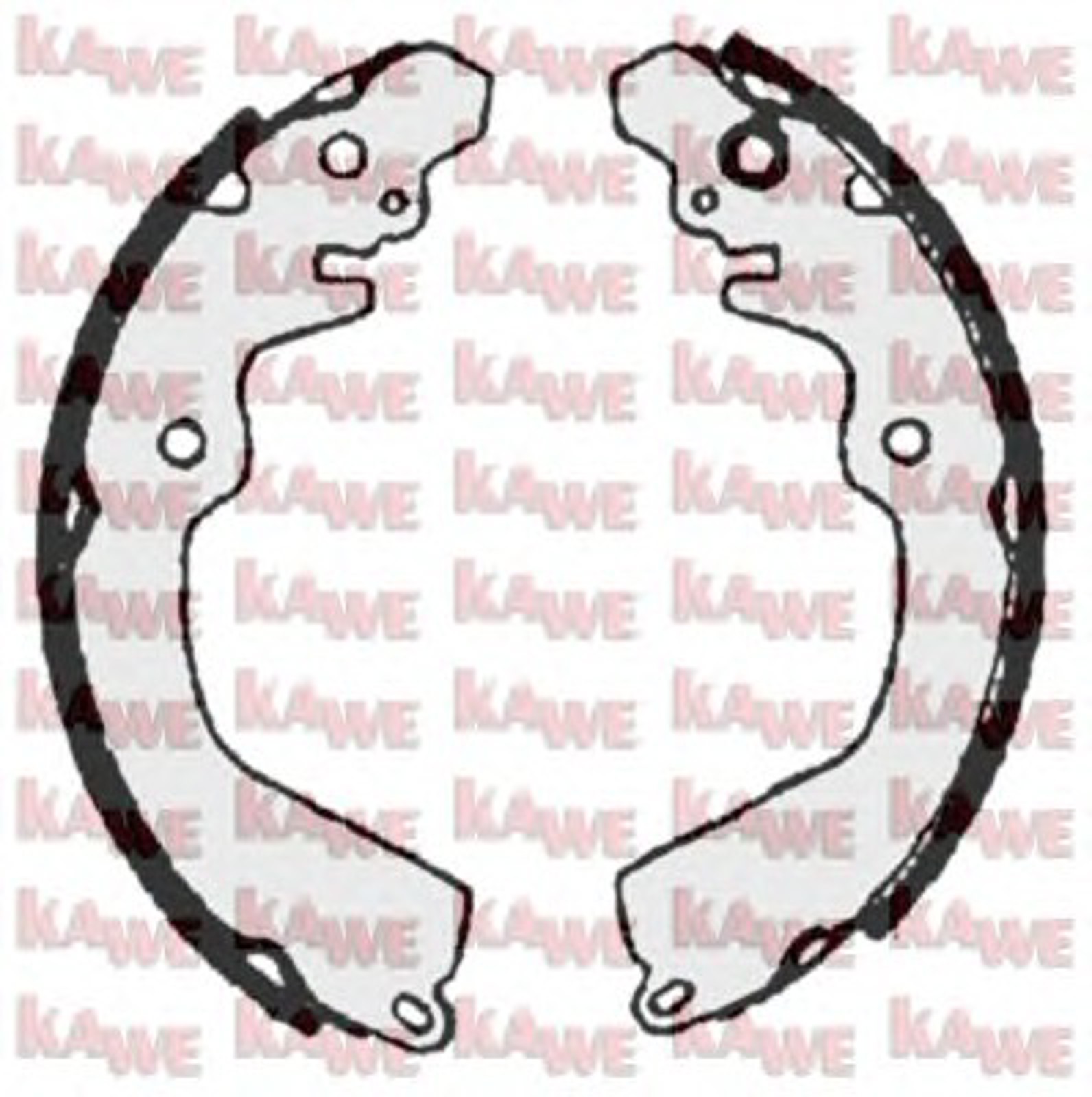Колодки тормозные KAWE 05245