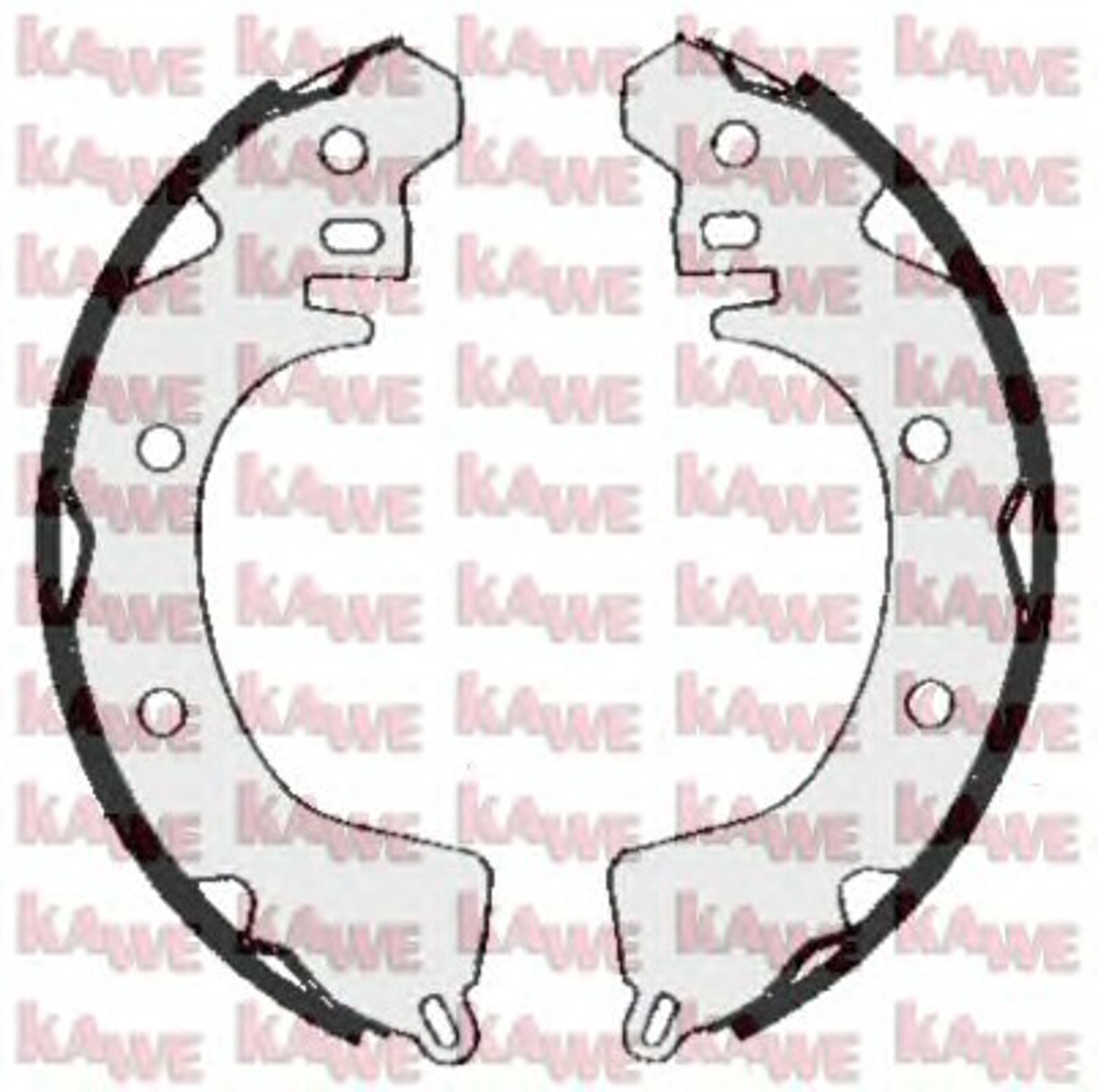 Колодки тормозные KAWE 05260