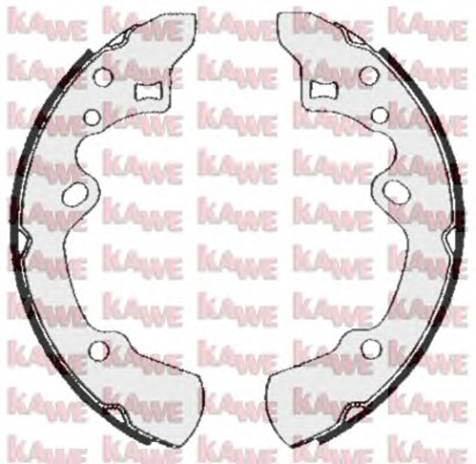 Колодки тормозные KAWE 05620