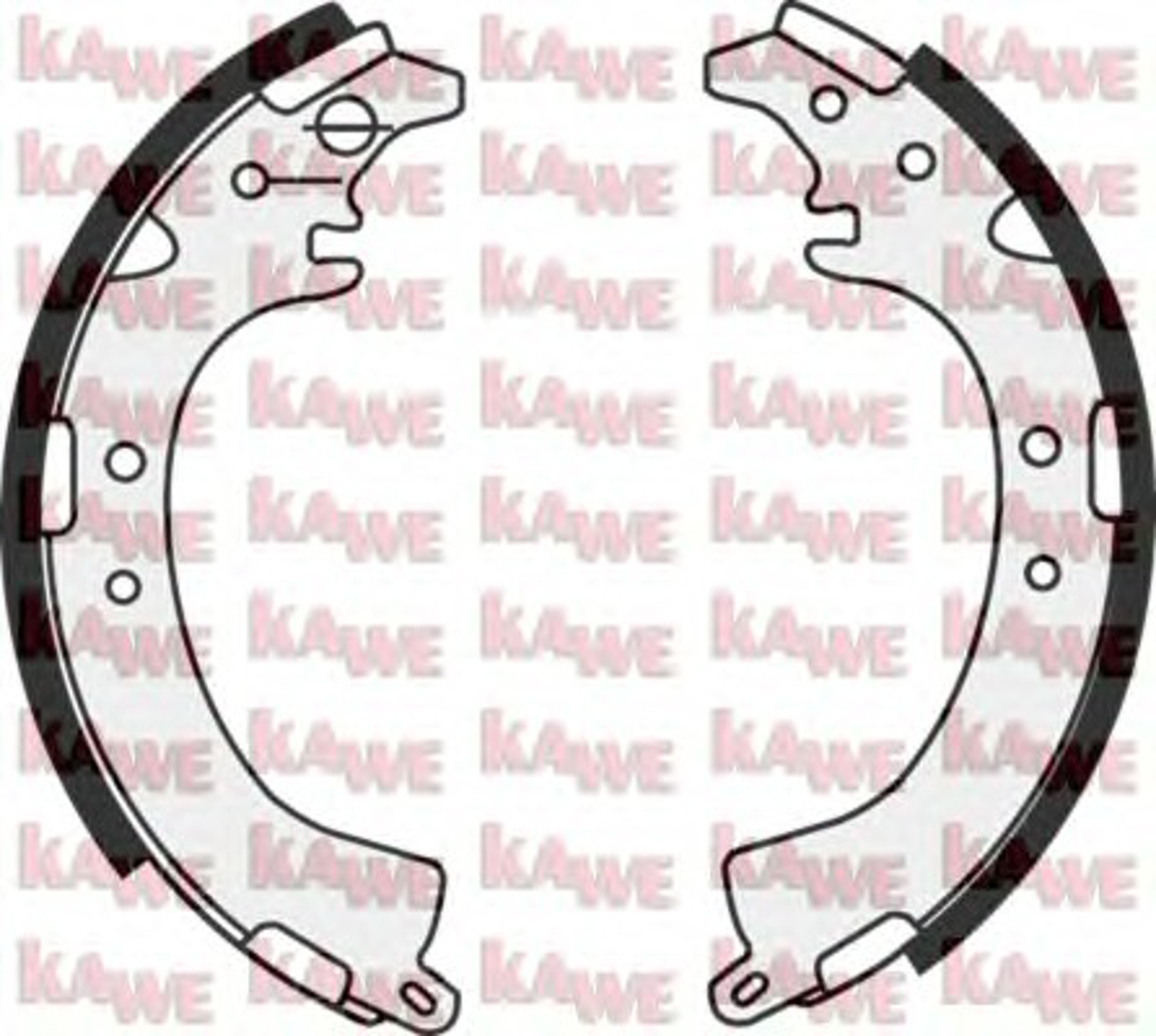 Колодки тормозные KAWE 07660