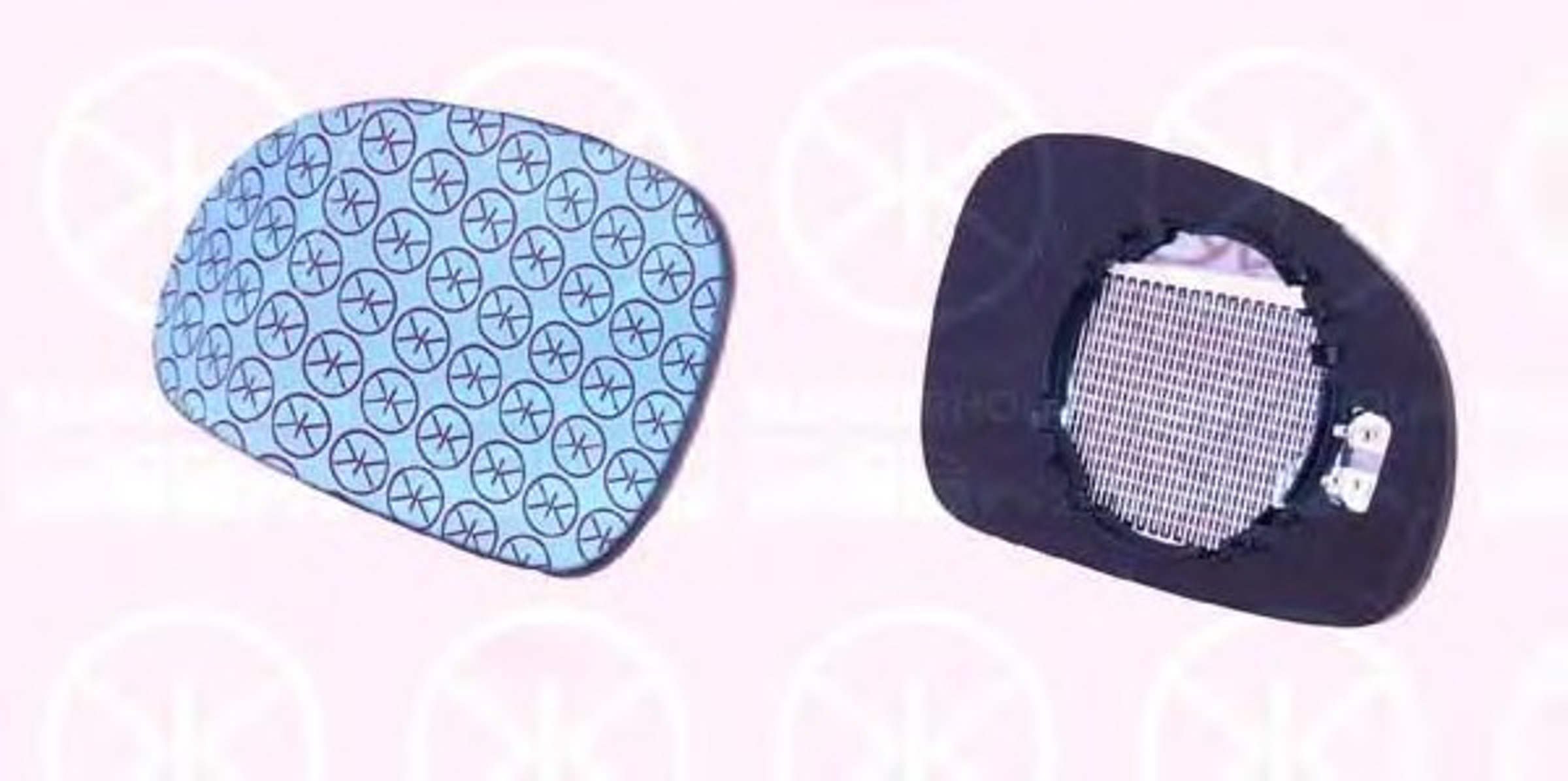 Зеркальное стекло наружное зеркало KLOKKERHOLM 55361066