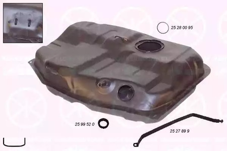 Бак топливный KLOKKERHOLM 2528009