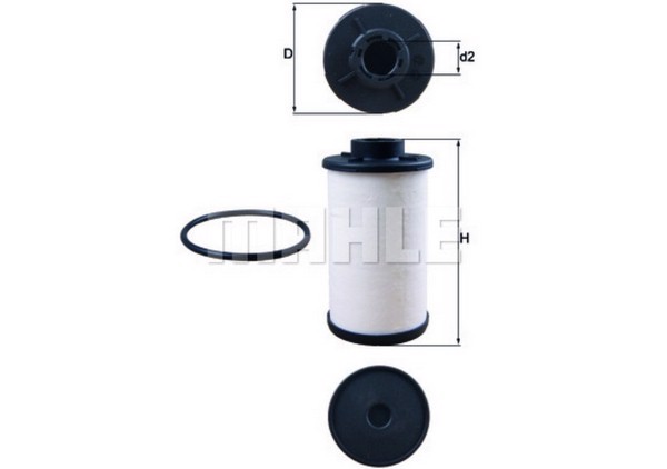 Фильтр акпп MAHLE/KNECHT HX132D