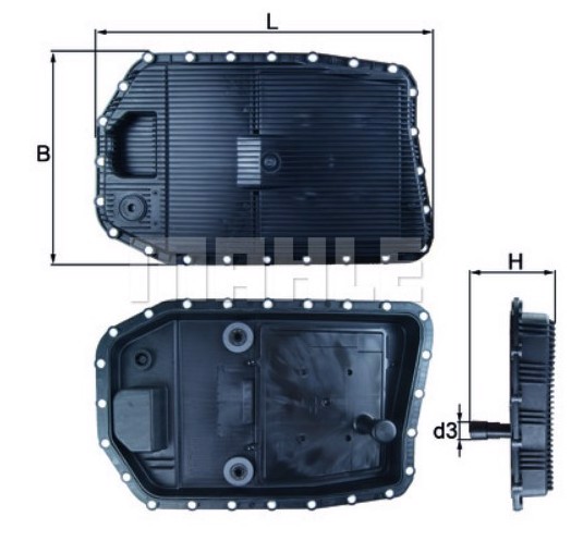 Фильтр акпп MAHLE/KNECHT HX154
