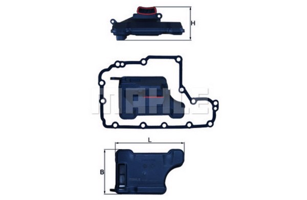 Фильтр акпп MAHLE/KNECHT HX157D